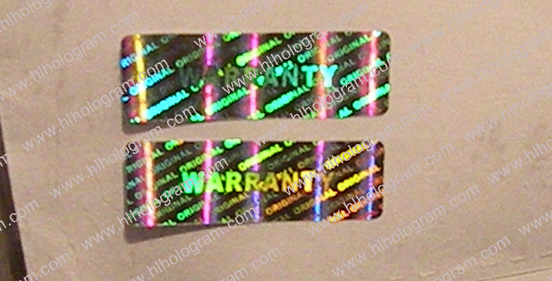 hologram sticker photo