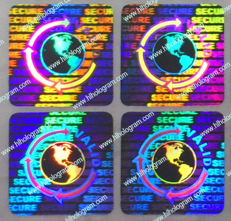 hologram sticker photo