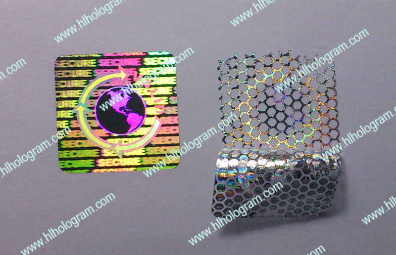 hologram sticker photo