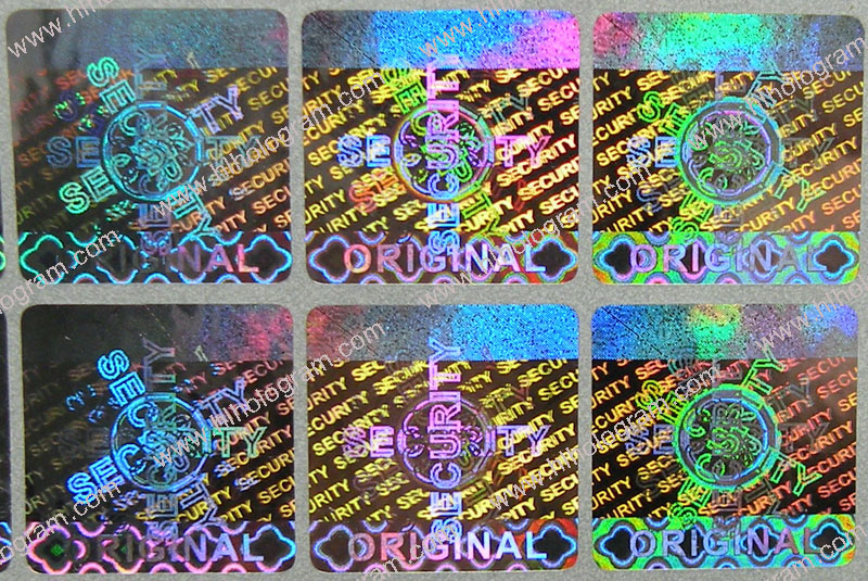 hologram sticker photo