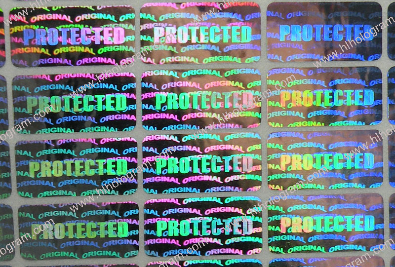 hologram sticker photo