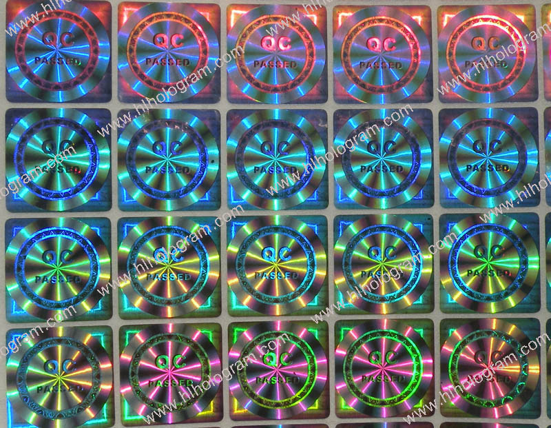 hologram sticker photo