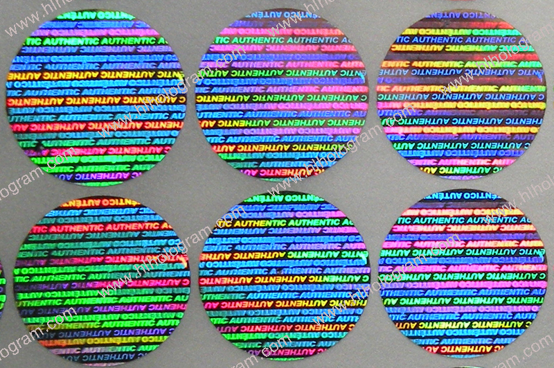 hologram sticker photo